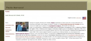 Paula Marcuzzi Personal Website (Spanish, 2006)